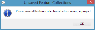 Unsaved Feature Collections