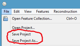 Project Save