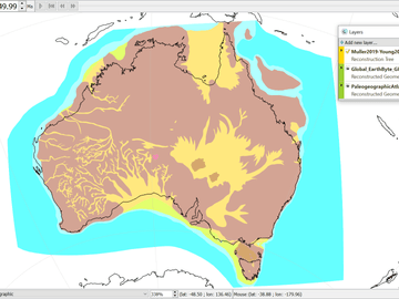 screenshot image thumbnail for  Paleogeographic Atlas of Australia